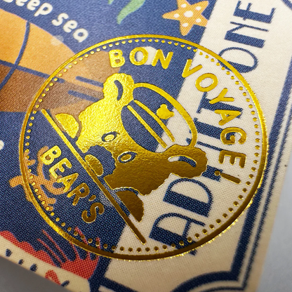 ROKKAKU x Ob1 Bear's Bus Line - Memo Paper