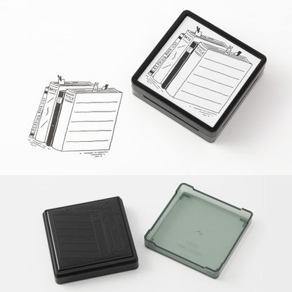 Midori - Paintable Pre-Inked Stamp - Books