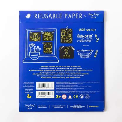Jaq Jaq Bird - Reusable & Erasable Paper - 10 Pack