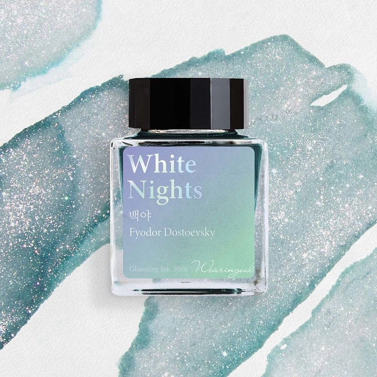 Wearingeul Ink - Glistening Fountain Pen Ink - White Nights
