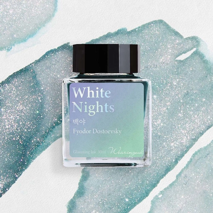 Wearingeul Ink - Glistening Fountain Pen Ink - White Nights
