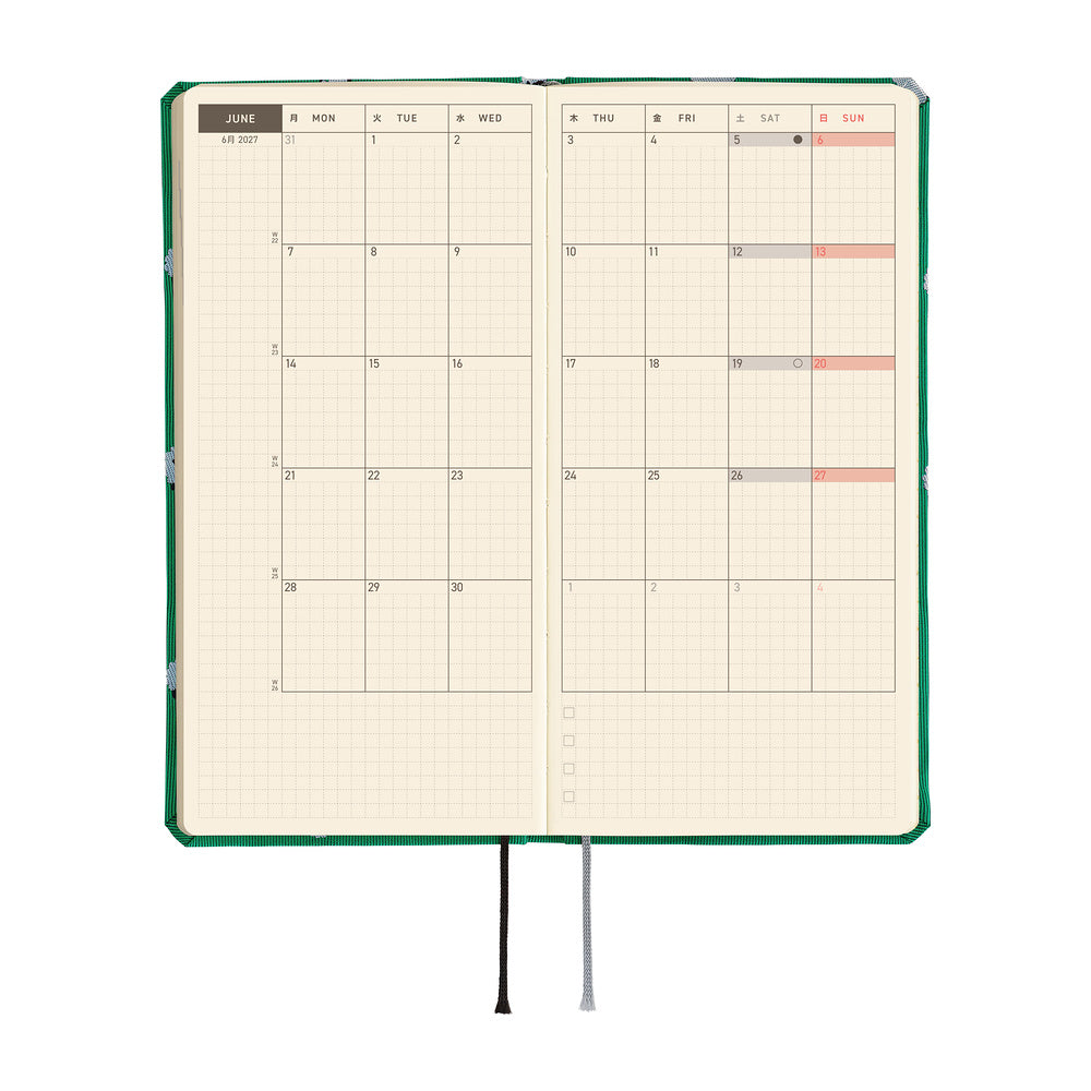 Hobonichi - Techo 2027 Weeks - Bow & Tie: Sheep Sheep Sheep