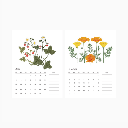 Botanica Paper Co. - 2026 Botanical Art Desk Calendar
