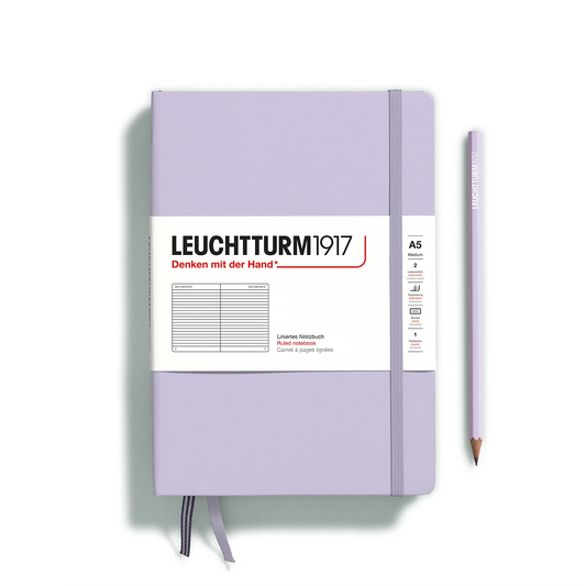 Leuchtturm1917 - A5 Medium Hardcover Ruled Notebook