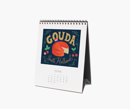 Rifle Paper Co. 2026 Cheese Desk Calendar