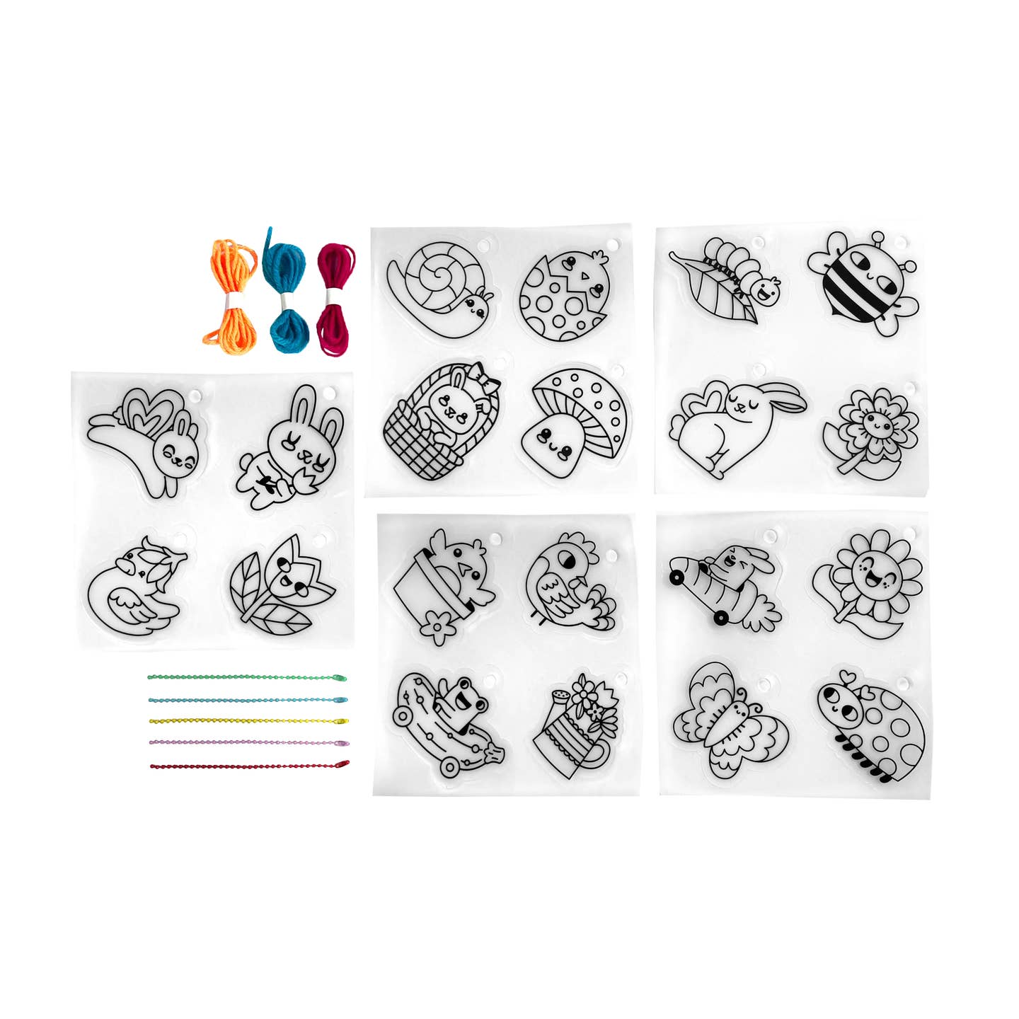 Ooly - Shrink-Its!: D.I.Y. Shrink Art Kit - Garden Pals