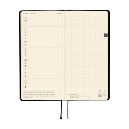 Hobonichi Techo 2026 Weeks - Yumi Kitagishi: White Cat's Daily Life