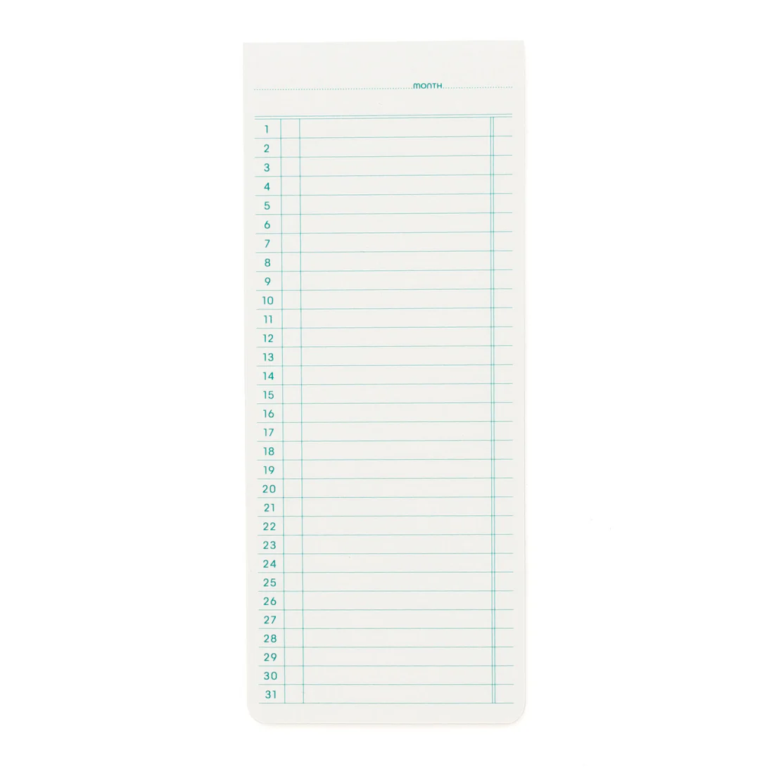 Penco  Monthly Sticky Memo Pad