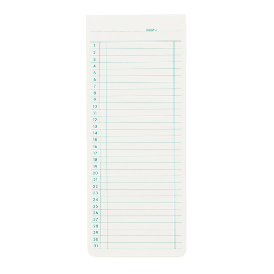 Penco  Monthly Sticky Memo Pad