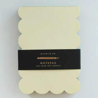 Idlewild Co. Scalloped Shaped Notepad
