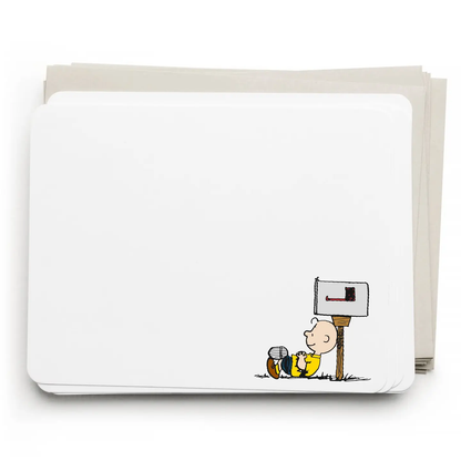 E. Frances Paper x Peanuts® - Flat Notes - Charlie Brown Mailbox