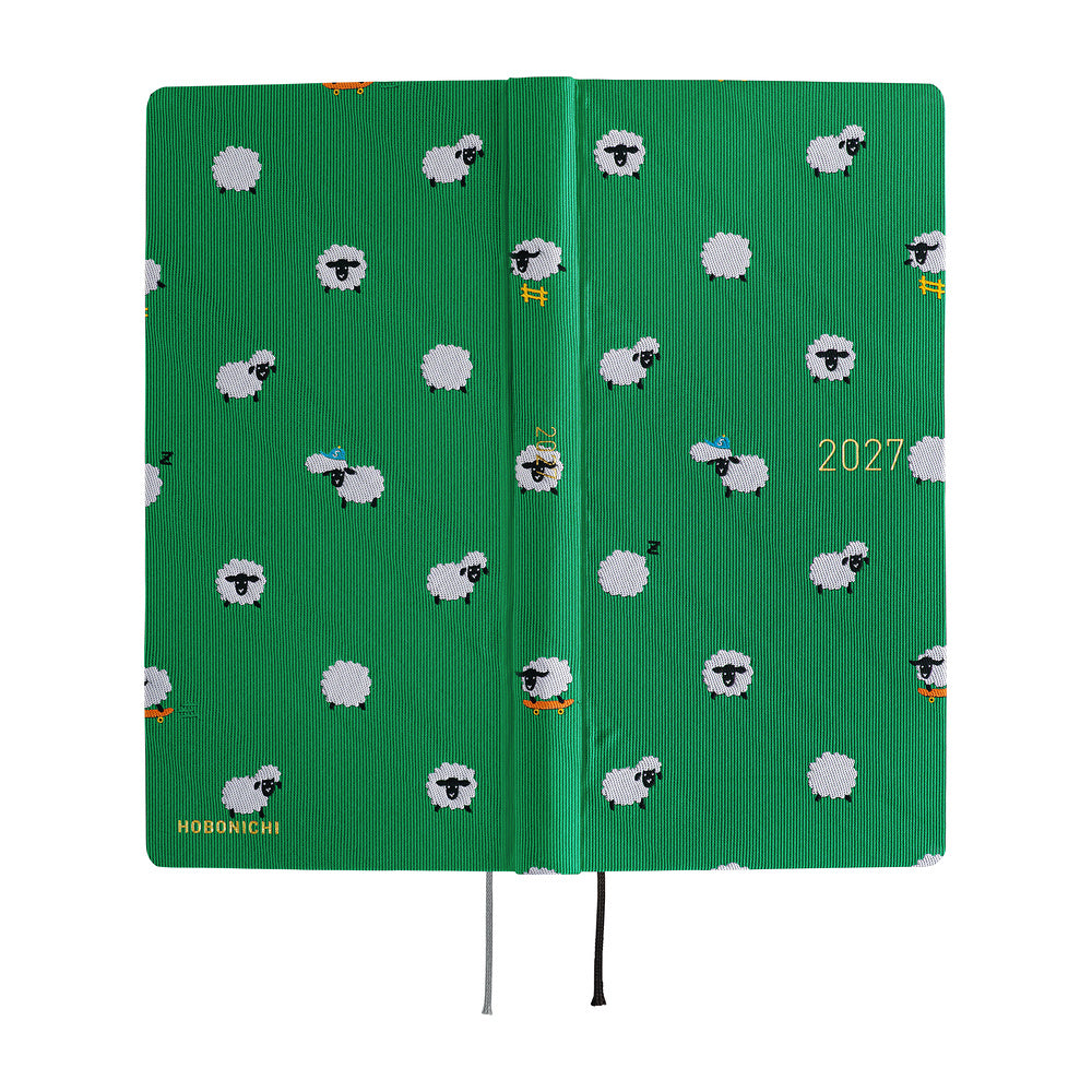 Hobonichi - Techo 2027 Weeks - Bow & Tie: Sheep Sheep Sheep