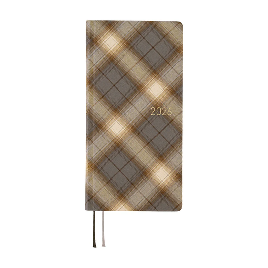 Hobonichi Techo 2026 Weeks - Shirt Fabric: Foggy Plaid
