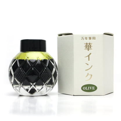 Mitasanshodo - Hana Bottled Ink - Olive