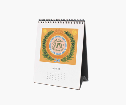 Rifle Paper Co. 2026 Cheese Desk Calendar