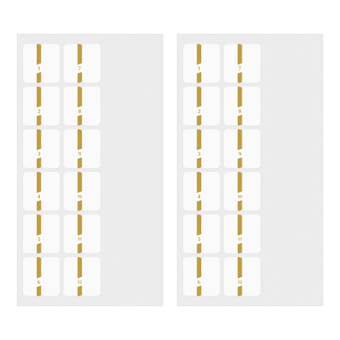 Midori - Chiratto Index Tab - Gold