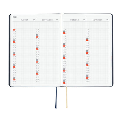 Hobonichi - Techo HON 2027 - A6 Slash (Navy)