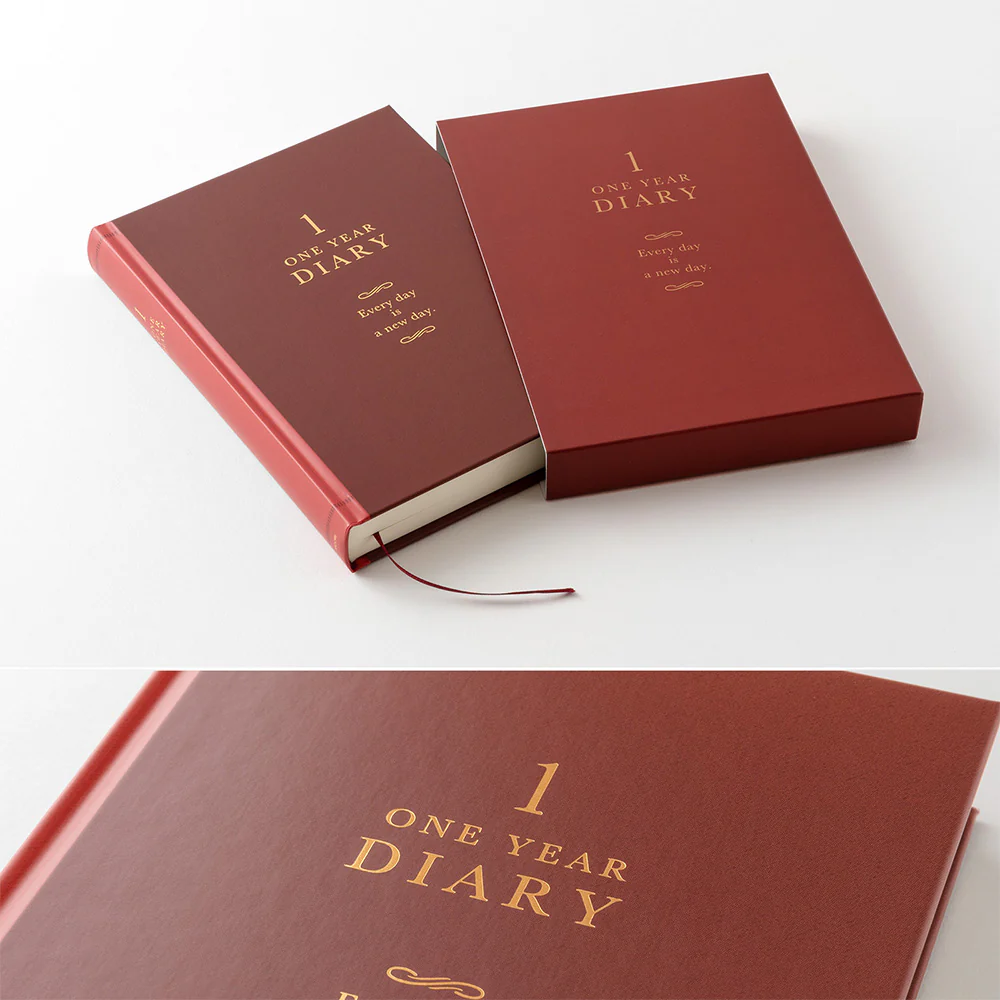 Midori - 1 Year Diary - Classic Red