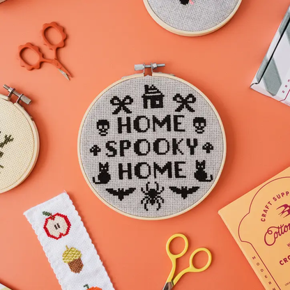 Cotton Clara Home Spooky Home Cross Stitch Kit