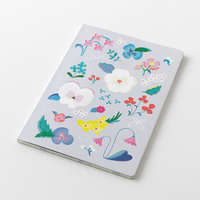 Midori - Yuru Log - B6 Notebook Insert - Floral
