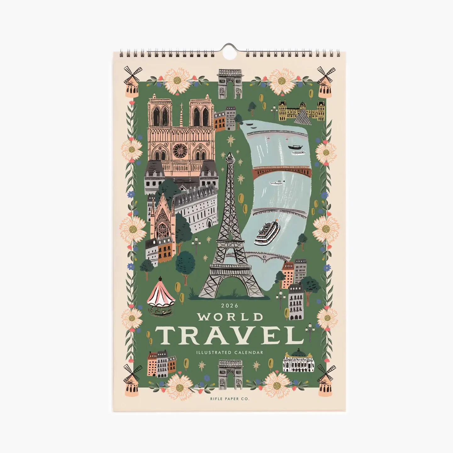 Rifle Paper Co. 2026 World Travel Wall Calendar