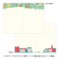 Midori - Yuru Log - B6 Notebook Insert - Daily Life