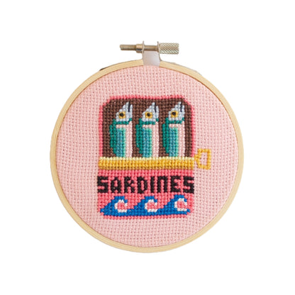 Cotton Clara Sardines Cross Stitch Kit