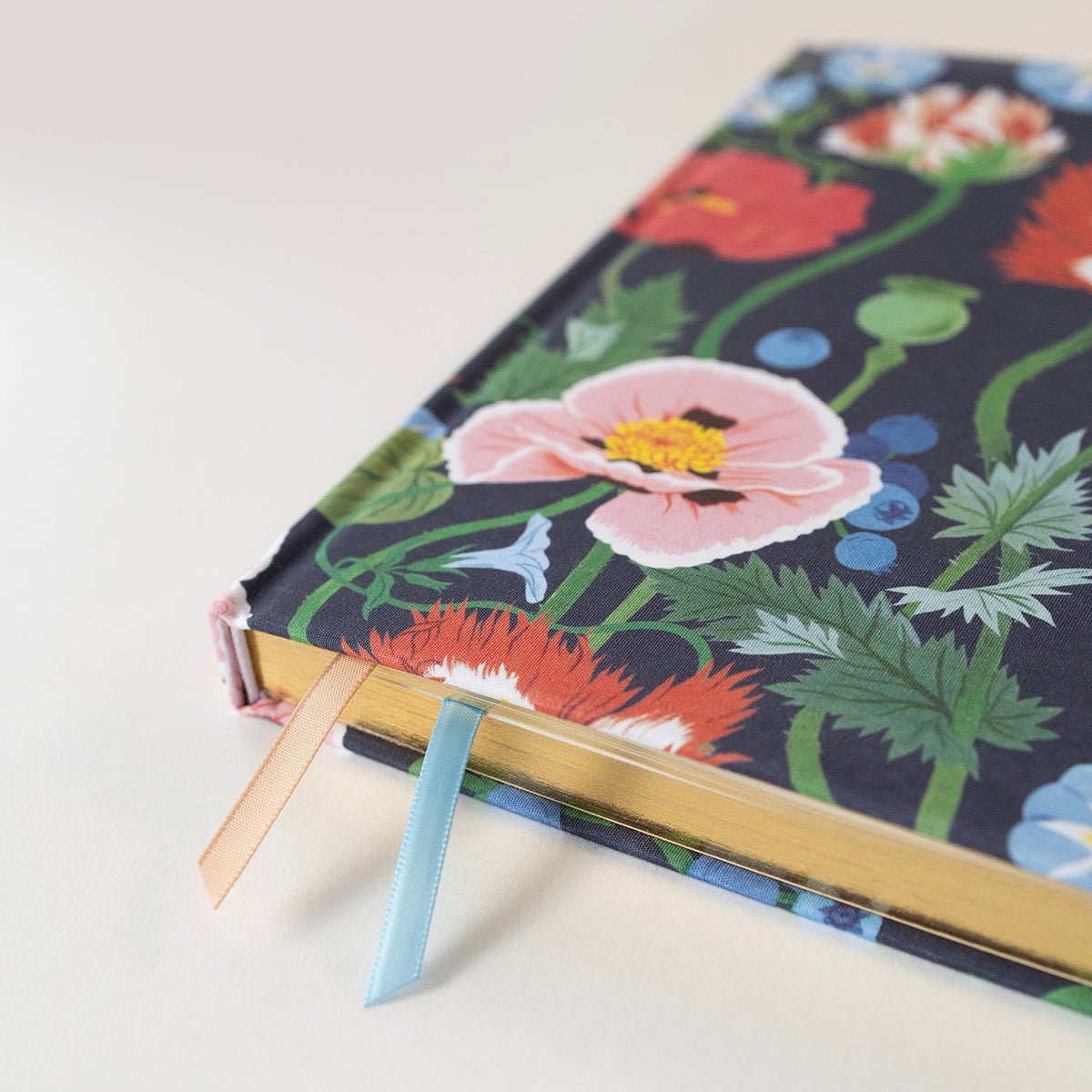 Botanica Paper Co. - Linen Bound Journal -  Poppy