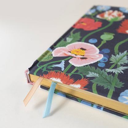 Botanica Paper Co. - Linen Bound Journal -  Poppy