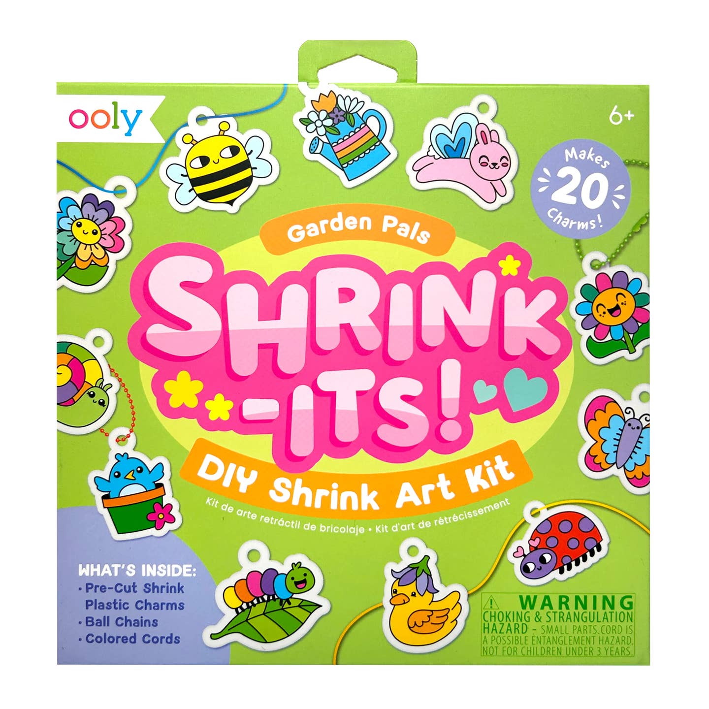 Ooly - Shrink-Its!: D.I.Y. Shrink Art Kit - Garden Pals