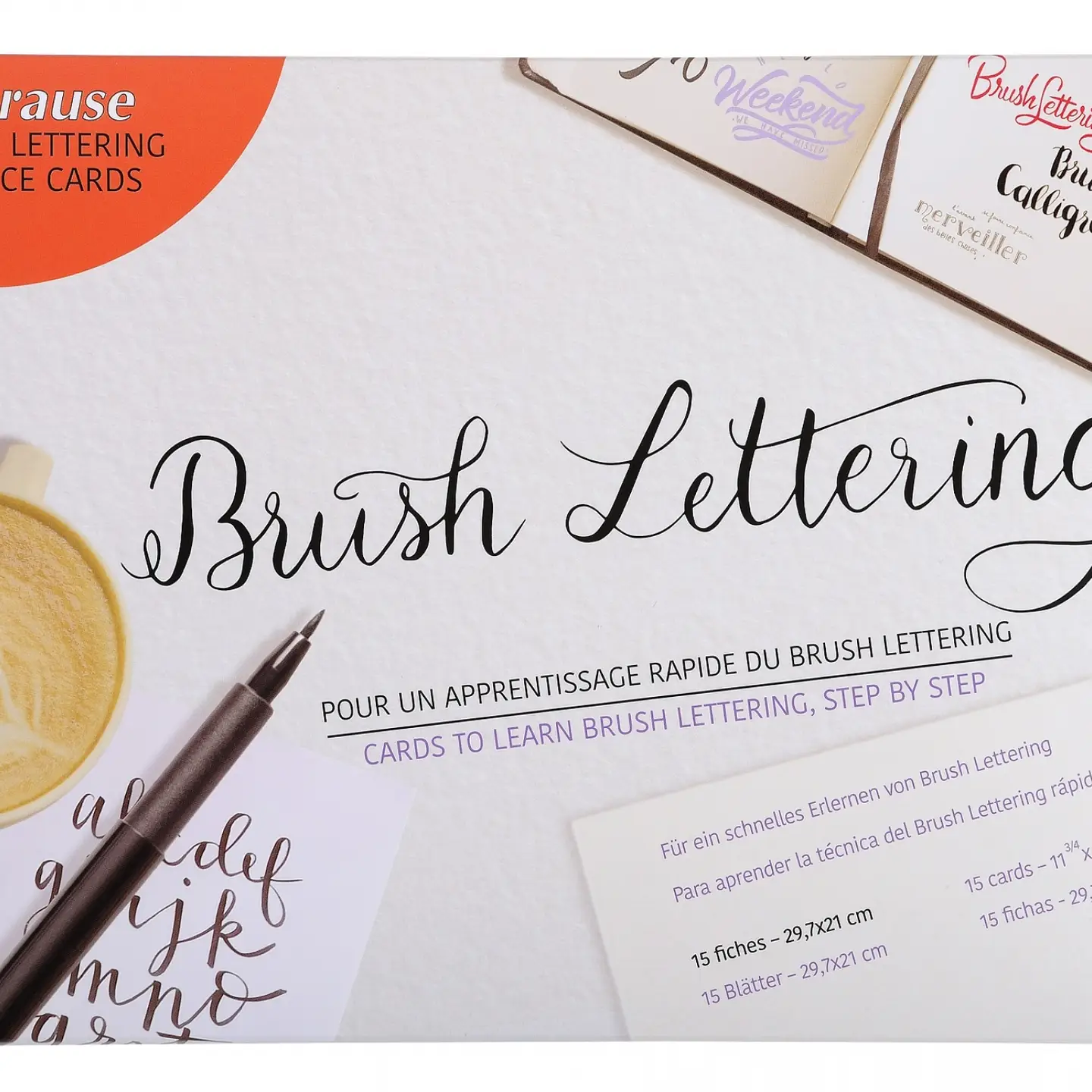 Brause - Brush Lettering Calligraphy Practice Set