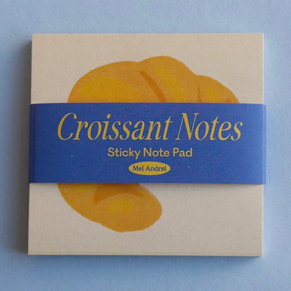 Mel Andrel -  Sticky Notes - Croissant