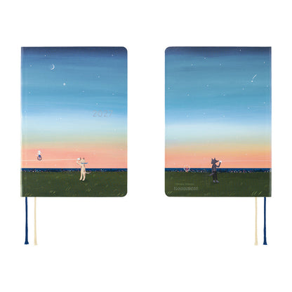 Hobonichi - Techo HON 2027 - A6 Hiroko Kubota: String Telephone Unit the Moon is Full