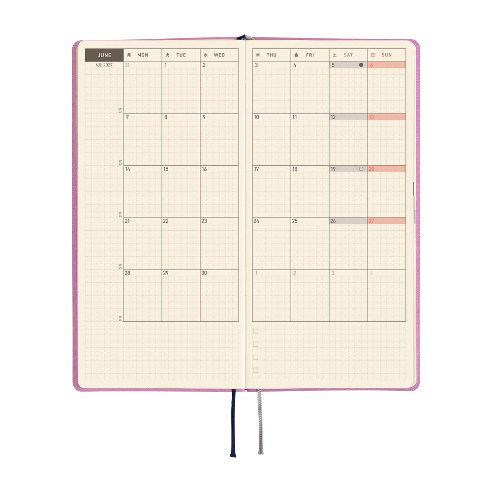 Hobonichi - Techo 2027 Weeks - Smooth: Lavender Milk *Pre-order