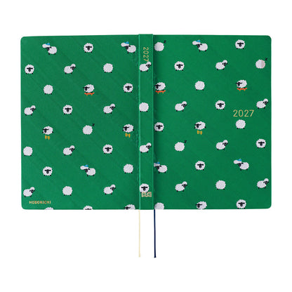 Hobonichi - Techo HON 2027 - A5 Bow & Tie: Sheep Sheep Sheep