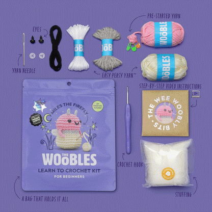 The Woobles - Crochet Kit - Miles the Firefly
