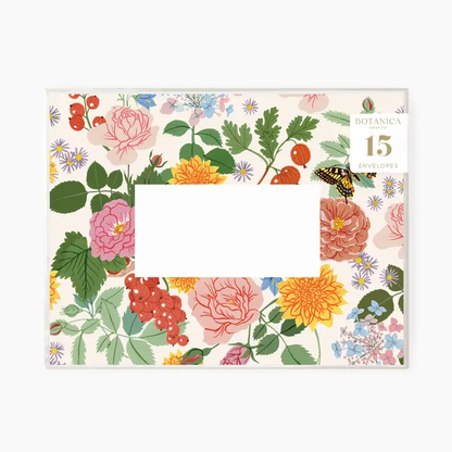 Botanica Paper Co. - Boxed set of 15 Envelopes