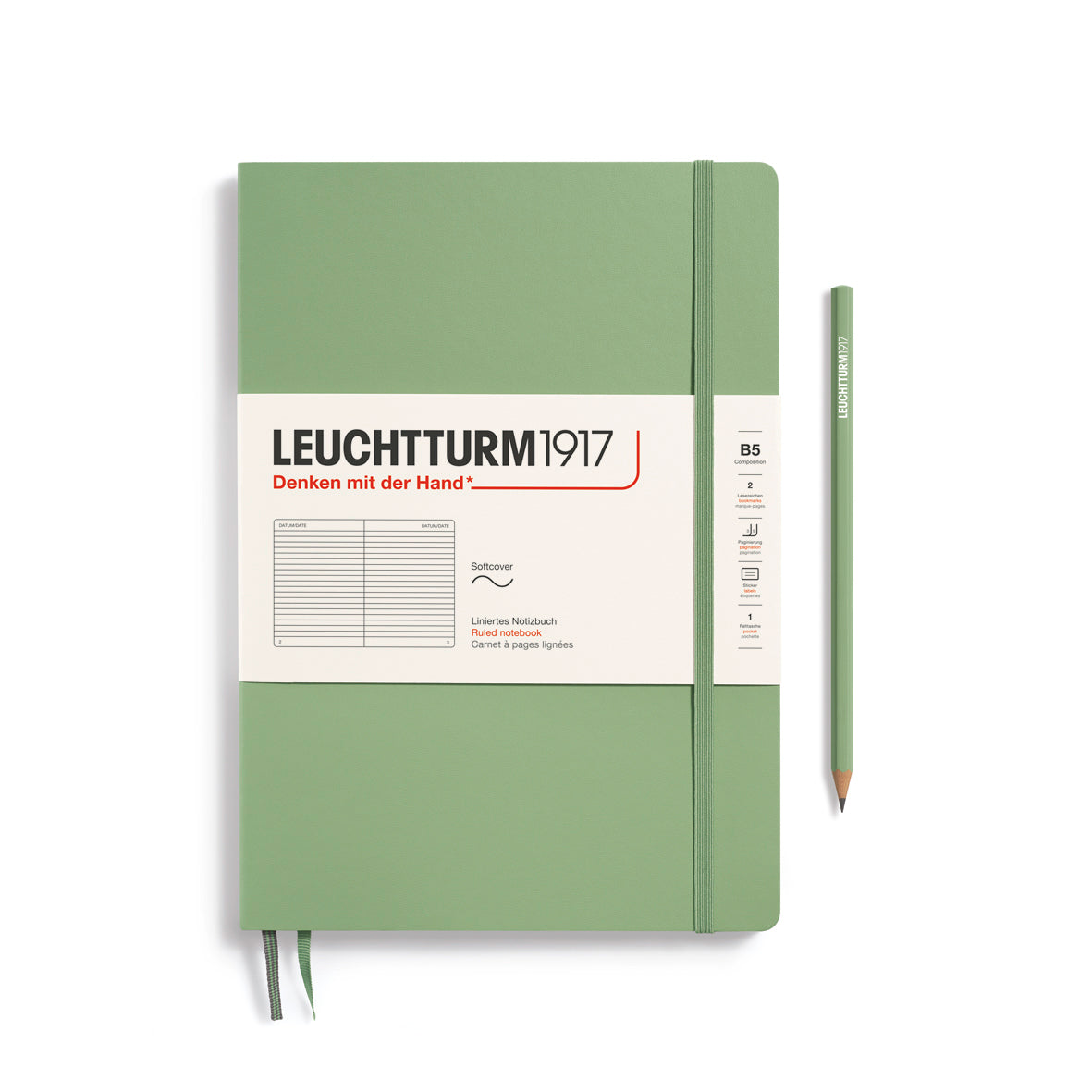 Leuchtturm1917 - B5 Composition Softcover  Notebook