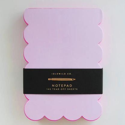 Idlewild Co. Scalloped Shaped Notepad