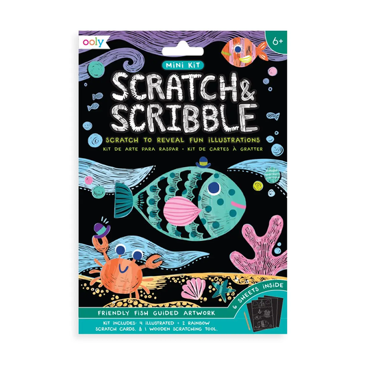 Ooly Mini Scratch & Scribble Art Kit