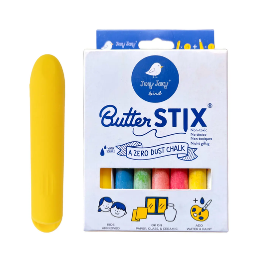 Jaq Jaq Bird Butterstix Dustless Chalk Colors with Holder
