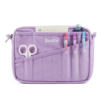Soolla - The Stationery Pouch - Lilac