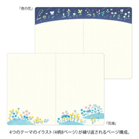 Midori - Yuru Log - B6 Notebook Insert - Floral