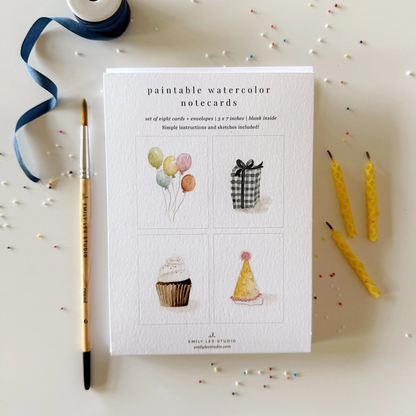 Emily Lex Studio - Paintable Notecards