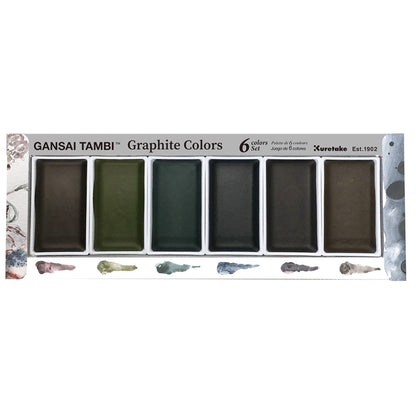 Kuretake Zig Gansai Tambi Set of 6 Watecolors