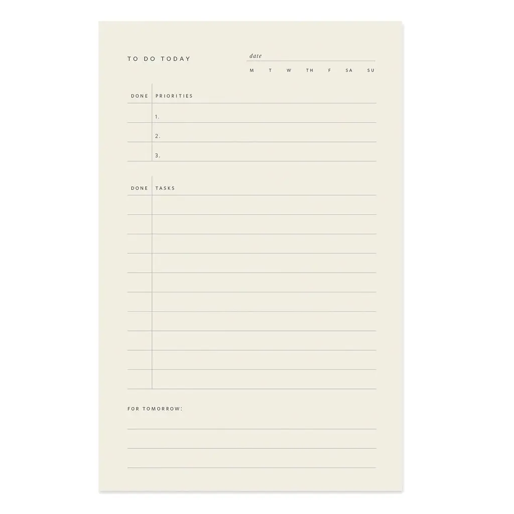 Ramona & Ruth - To Do Today - Notepad