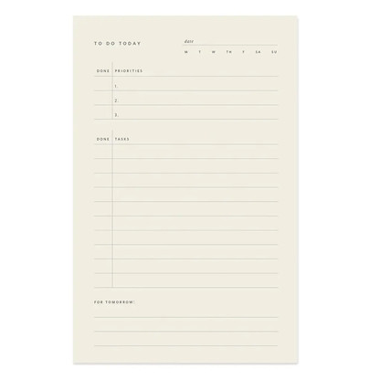 Ramona & Ruth - To Do Today - Notepad