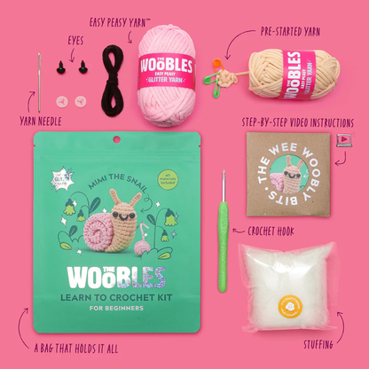 The Woobles - Crochet Kit - Mimi the Snail