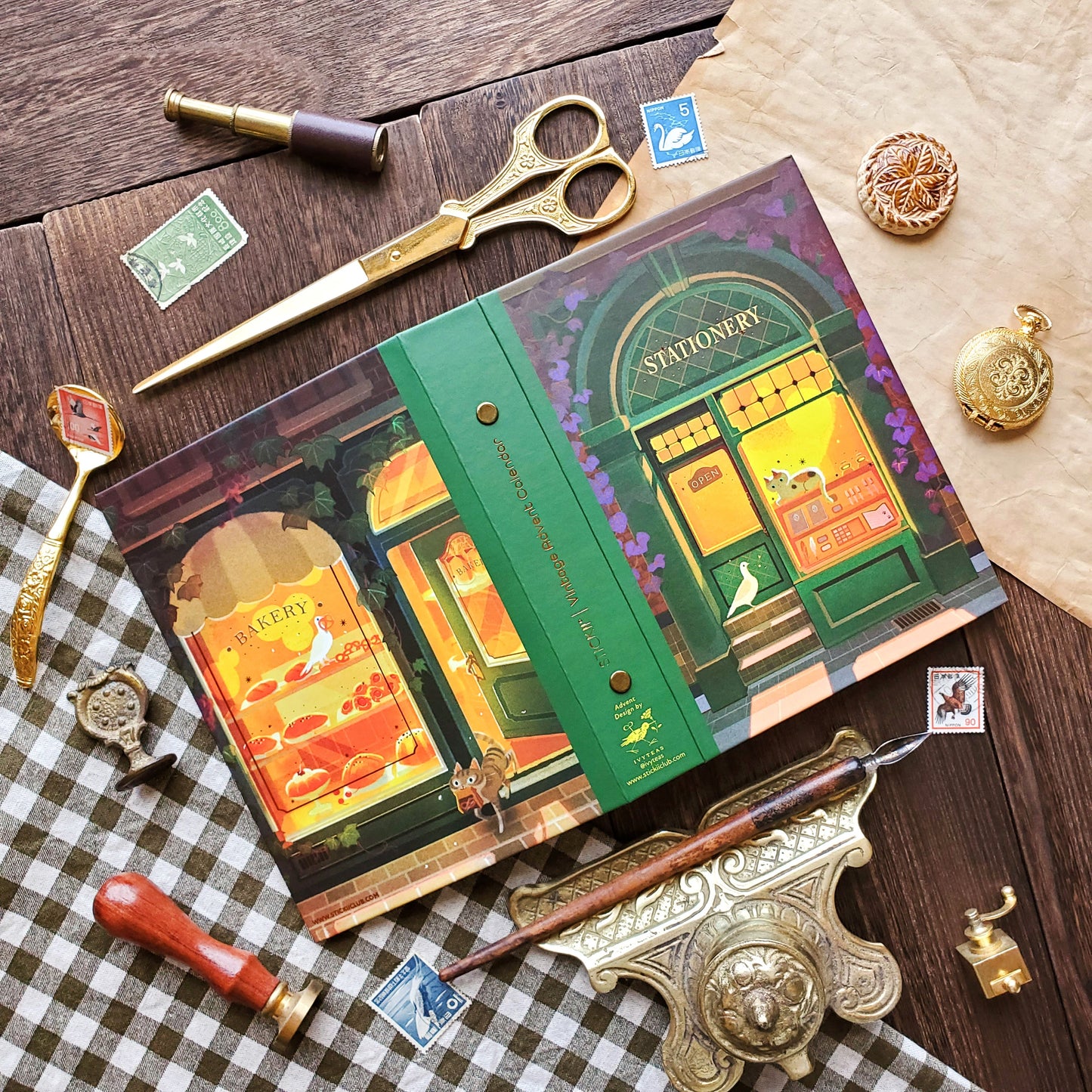 STICKII 2025 Vintage Advent Calendar - 25 Days