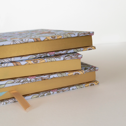Botanica Paper Co. Song Birds Linen-Bound Undated Planner